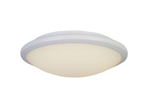 4255596674357 - Licht-erlebnisse - led Deckenlampe Metall Glas rund ø 305 cm IP44 Weiß 3500 k neutralweißes Licht 815 lm 4255596674357 - Licht-erlebnisse - led Deckenlampe Metall Glas rund ø 305 cm IP44 Weiß 3500 k neutralweißes Licht 815 lm