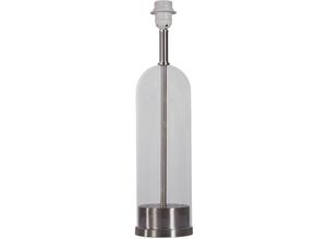 4255596675514 - Lampenschirm für Tischlampen Glas rund ø 125 cm Nickel matt E27 Jugendstil