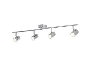 4255596676252 - Licht-erlebnisse - led Deckenspot Dimmer Metall verstellbar Chrom länglich warmweiß 3000 k 1459 lm Spot Lampe Decke