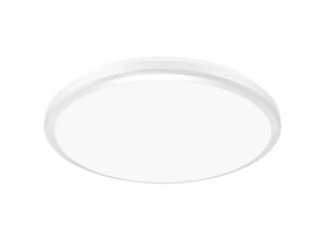 4255596686879 - Außenlampe LED Ø 265 cm IP54 Weiß rund 4200 K neutralweiß 1980 lm Außenleuchte