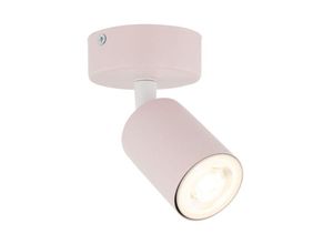 4255596702609 - Licht-erlebnisse - Kinderlampe Metall verstellbar b 13 cm Rosa GU10 rund