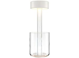 4255596717177 - Licht-erlebnisse - led Nachttischleuchte Glas Dimmer Touch Farbwechsel 2200-4000 k 120 lm ø 12 cm rund 348 cm Modern