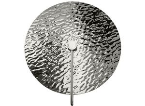 4255596719638 - Licht-erlebnisse - Wandlampe Metall Glas ø 40 cm 445 cm hoch Chrom G9 rund Modern