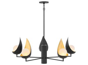 4255596734587 - Licht-erlebnisse - Kronleuchter Metall G9 warmweiß 3000 k 1500 lm b 914 cm h max 1142 cm Modern