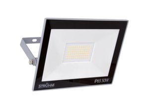 4255596739391 - Licht-erlebnisse - Außenlampe Wand Aluminium Glas led IP65 229 cm breit Grau Weiß eckig neutralweißes Licht 4200 k