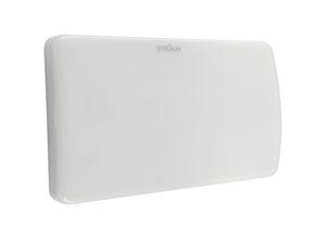 4255596739643 - Licht-erlebnisse - Außenwandlampe led b 30 cm IP65 Weiß eckig neutralweißes Licht 4100 k 1500 lm Außenlampe Wand