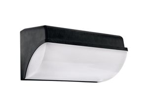 4255596739698 - Licht-erlebnisse - Außenlampe Wand led 26 cm breit IP65 Schwarz Weiß länglich 4100 k neutralweißes Licht 1390 lm 4255596739698 - Licht-erlebnisse - Außenlampe Wand led 26 cm breit IP65 Schwarz Weiß länglich 4100 k neutralweißes Licht 1390 lm