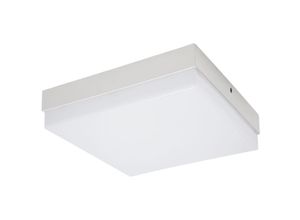 4255596741479 - Licht-erlebnisse - led Deckenleuchte Aluminium neutralweiß 4000 k 2780 lm b 22 cm Weiß eckig Deckenlampe