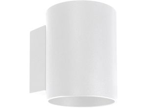 4255596741684 - Wandlampe Aluminium G9 Up Down H 10 cm Weiß rund