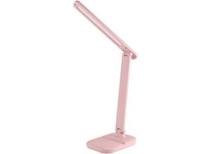 4255596741943 - Licht-erlebnisse - led Kinderzimmerleuchte Tisch Dimmer Touch 323 cm Rosa mit Farbwechsel 4300 k 380 lm