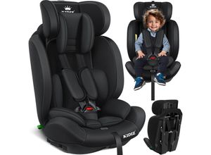 4255598315203 - KIDIZ® Autokindersitz Kinderautositz ? Gruppe 1+2+3 ? 9-36 kg 5-Punkt-Sicherheitsgurt Autositz Kindersitz Einstellbare Kopfstütze Mitwachsende Sitzerhöhung 1-12 Jahre Stabil und Sicher