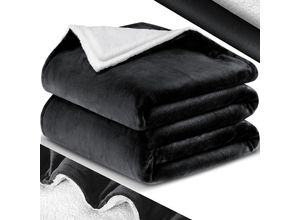 4255598324090 - KESSER® Kuscheldecke Flauschige Sherpa Extra Weich & Warm Wohndecke Flanell Fleecedecke Falten beständig Anti-verfärben als Couchdecke Sofadecke oder Bettüberwurf