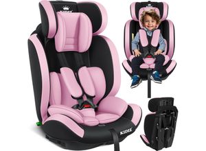 4255598326353 - KIDIZ® Autokindersitz Kinderautositz ? Gruppe 1+2+3 ? 9-36 kg 5-Punkt-Sicherheitsgurt Autositz Kindersitz Einstellbare Kopfstütze Mitwachsende Sitzerhöhung 1-12 Jahre Stabil und Sicher