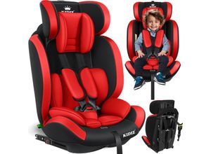 4255598326391 - KIDIZ® Autokindersitz Premium Kinderautositz Gruppe 1+2+3 9-36 kg 5-Punkt-Sicherheitsgurt Autositz Kindersitz Einstellbare Kopfstütze Mitwachsende Sitzerhöhung 1-12 Jahre Stabil und Sicher