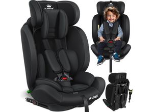 4255598326414 - KIDIZ® Autokindersitz Premium Kinderautositz Gruppe 1+2+3 9-36 kg 5-Punkt-Sicherheitsgurt Autositz Kindersitz Einstellbare Kopfstütze Mitwachsende Sitzerhöhung 1-12 Jahre Stabil und Sicher