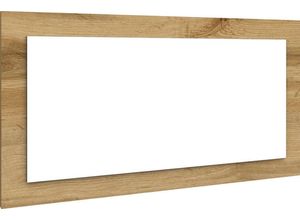 4255607606254 - Spiegel BORCHARDT MÖBEL Vaasa braun (eichefarben wotan) B75cm H40cm T2cm Glas Spiegel mit Rahmen