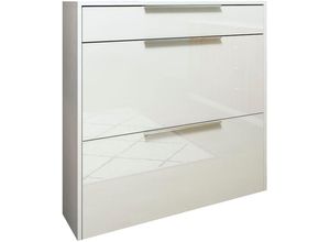 4255607609859 - Schuhschrank »Olivia« Wandmontage stehende Montage & Glasböden unter Mehr aus der Serie