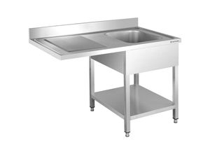 4255614800713 - GastroHero Spülzentrum Basic 12x6 mit 1 Becken rechts Gastronomiebedarf