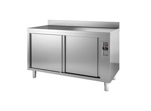 4255614802304 - GastroHero Wärmeschrank ECO 12x7 mit Schiebetüren und Aufkantung Gastronomiebedarf