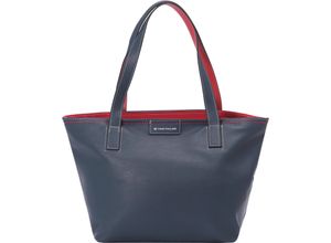 4255619900340 - TOM TAILOR Shopper Lederoptik zweifarbig für Damen blau