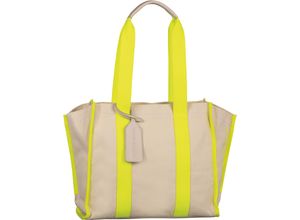 4255619910561 - DENIM TOM TAILOR Shopper Reißverschluss Anhänger für Damen beige