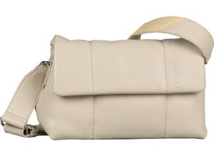 4255619910653 - DENIM TOM TAILOR Schultertasche Magnetverschluss Kunstleder für Damen beige