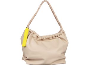 4255619911346 - DENIM TOM TAILOR Schultertasche Zugband Magnetverschluss für Damen beige