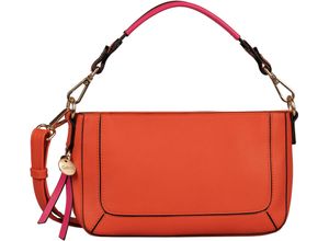 4255619911827 - Gabor® Schultertasche Reißverschluss Anhänger für Damen orange