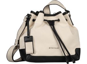 4255619913241 - TOM TAILOR Beuteltasche Zugband Magnetverschluss für Damen beige