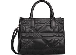 4255619913357 - TOM TAILOR Shopper Reißverschluss Steppung für Damen schwarz