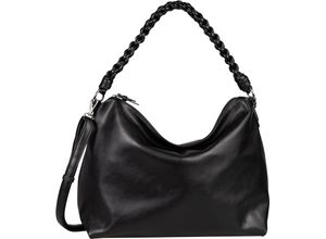 4255619913470 - TOM TAILOR Schultertasche Reißverschluss Leder-Optik für Damen schwarz