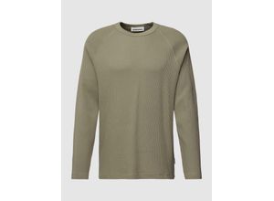 4255623466764 - Longsleeve mit Strukturmuster