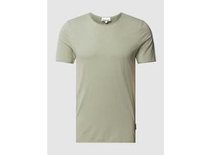 4255623492527 - T-Shirt in unifarbenem Design Modell AAMON BRUSHED