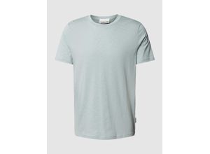 4255623493029 - T-Shirt in unifarbenem Design Modell JAAMEL STRUCTURE