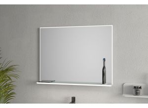 4255624403577 - - led Lichtspiegel WL1212 inkl Spiegelheizung Ladestation für Smartphone & Zahnbürste - Größe wählbar 80cm