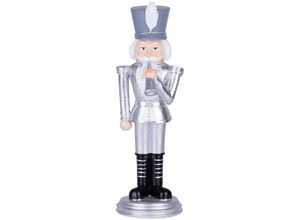 4255630531974 - Chefgastro - Nussknacker Figur MagicHome silber 30cm hoch