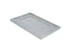 4255630556359 - Proregal-aufbewahrung Für Profis - Auflagedeckel für Conical Mehrweg-Stapelbehälter Grau BxT 40x60cm Lagerbox Eurobox Transportbox Transportbehälter