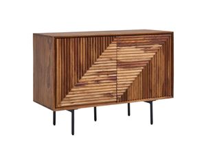 4255632516429 - Harmony 3D-Sideboard mit Metalldetails und viel Stauraum Elegantes Wood-Design