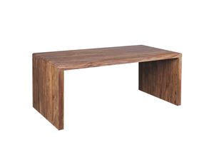 4255632531583 - Schreibtisch TEKO Massivholz Sheesham 160x80 cm Stauraum abgerundete Ecken stabil