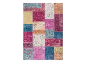 4255633507747 - Teppich pfegeleicht Kurzflor Multi 170 x 120 x 07 cm