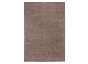 4255633509574 - Hochflorteppich Taupe 120 x 170 x 26 cm