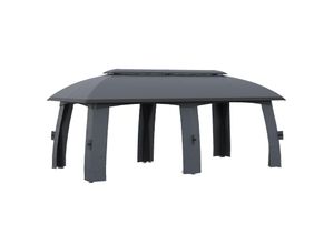 4255633515803 - Pavillon Galvanisiertes Metall Polyester Nylon