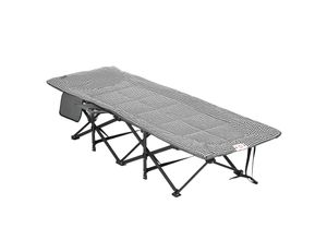 4255633516893 - Sonnenliege klappbar 1 Seitentasche 1 Getränkehalter 190 cm x 68 cm x 48 cm Schwarz + Weiß - Schwarz - Outsunny