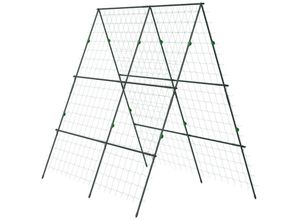 4255633523075 - Trellis-Rankhilfe mit Stahlrahmen grün (Farbe grün)