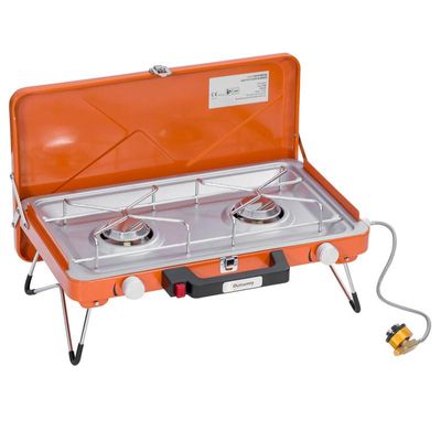 4255633526717 - Gasgrill mit Kofferdesign für leichten Transport orange 465L x 335B x 174H cm