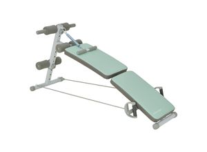 4255633526953 - SPORTNOW Sit-up-Bank im Klappdesign grün 51L x 137B x 50-66H cm zusammenklappbare sit-up-bank bautrainer für büro trainingsraum