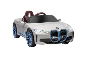 4255633538420 - Homcom - Kinder Elektroauto Elektrofahrzeuge mit Fernbedienung Tragbarer Batterie bmw Kinderauto mit Scheinwerfer MP3-Player Sicherheitsgurt 3-5