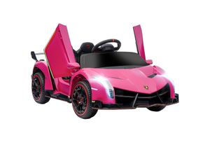 4255633540805 - Homcom - Kinder Elektroauto 12V Kinderauto mit Anzeige Fernbedienung Kinderfahrzeug mit Bluetooth lamborghini Veneno Elektrofahrzeuge mit