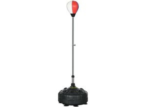 4255633543653 - SPORTNOW Punchingball Boxsack 147-165 cm höhenverstellbarer Standbox-Trainer Standboxball für Training Übung Schwarz