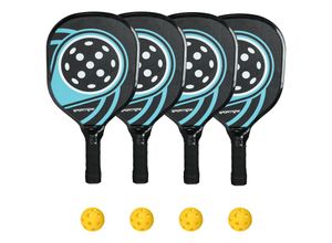 4255633546159 - SPORTNOW Pickleball Paddles Schläger Set Pickleball-Set mit 4 Schlägern 4 Bällen